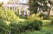 Colonnade of the old abandoned estate near Moscow