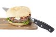 sliced hamburger