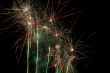 red and green fireworks