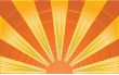 abstract image of sunrays