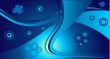 abstract blue circles