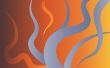 abstract flames