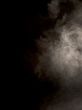 view of fog over dark background