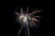 yellow to blue fireworks