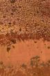 paint rusting off of metal