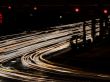 abstract view of lights at road