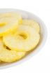plate of pineapple slices