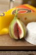 cheese with fruit