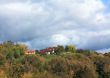 Rural landscape before the autumn storm