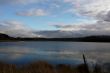 Lake with reflection of the sky.