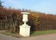 Decorative vase in park
