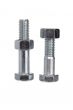 two bolts and two nuts