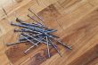 nails on wood table