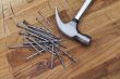 nails and hammer head