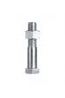 bolt with nut half way