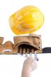 image of a person holding spanner