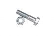 bolt with nut below