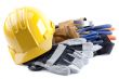 hard hat and gloves