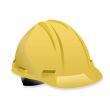 illustration of isolated yellow helmet on white background
