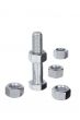 bolt with nuts surrounding