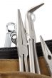 work tools in carpenters tool belt