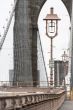 lampposts on brooklyn bridge