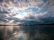 cloudy sky over water