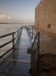 long wet walkway