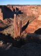 red rock formation spider rock in arizona