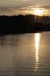 scenic shot of river during sunset