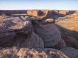 high angle view of sandstone cliffs of canyon de chelly