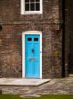 british blue door