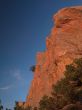 cliff against clear sky