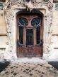 elaborate old door in paris