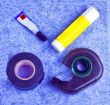 Glue and tape