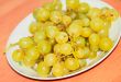 Grapes on the table
