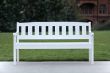 White bench