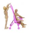 Child Pushing a Toddler in a Stroller