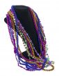 Mardi Gras Beads on a Neck Form