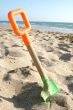 Beach Shovel on sand