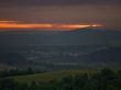 Red sky over Tuscany