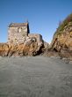 Small Building Set in Rock