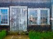 old wooden door