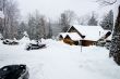 Snowmobiles at Cottage