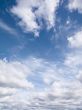 vertical cloudy sky