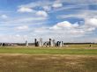 stonehenge on a beautiful day