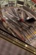 view of escalators at shopping mall