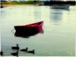 red rowboat
