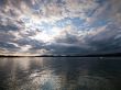 cloudy sky over water