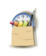 package with bar graph pen and clock